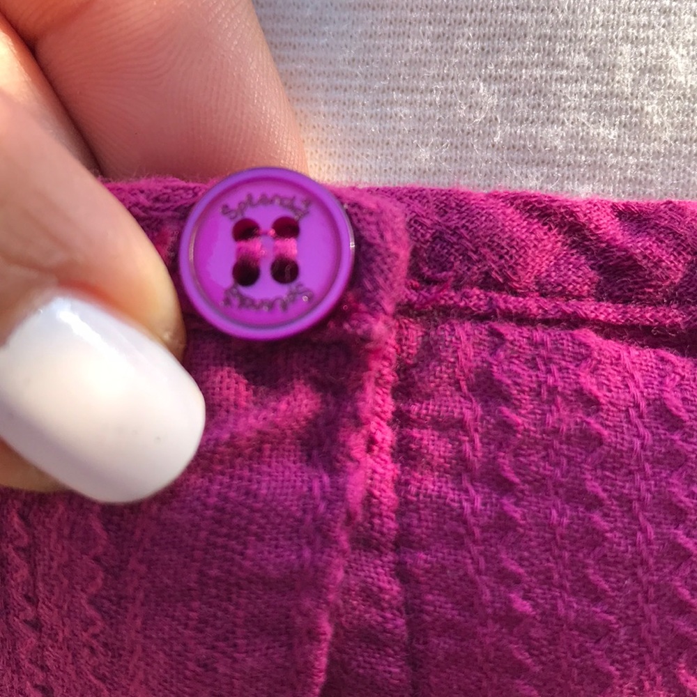 Splendid Magenta Button down - Picture 2 of 5